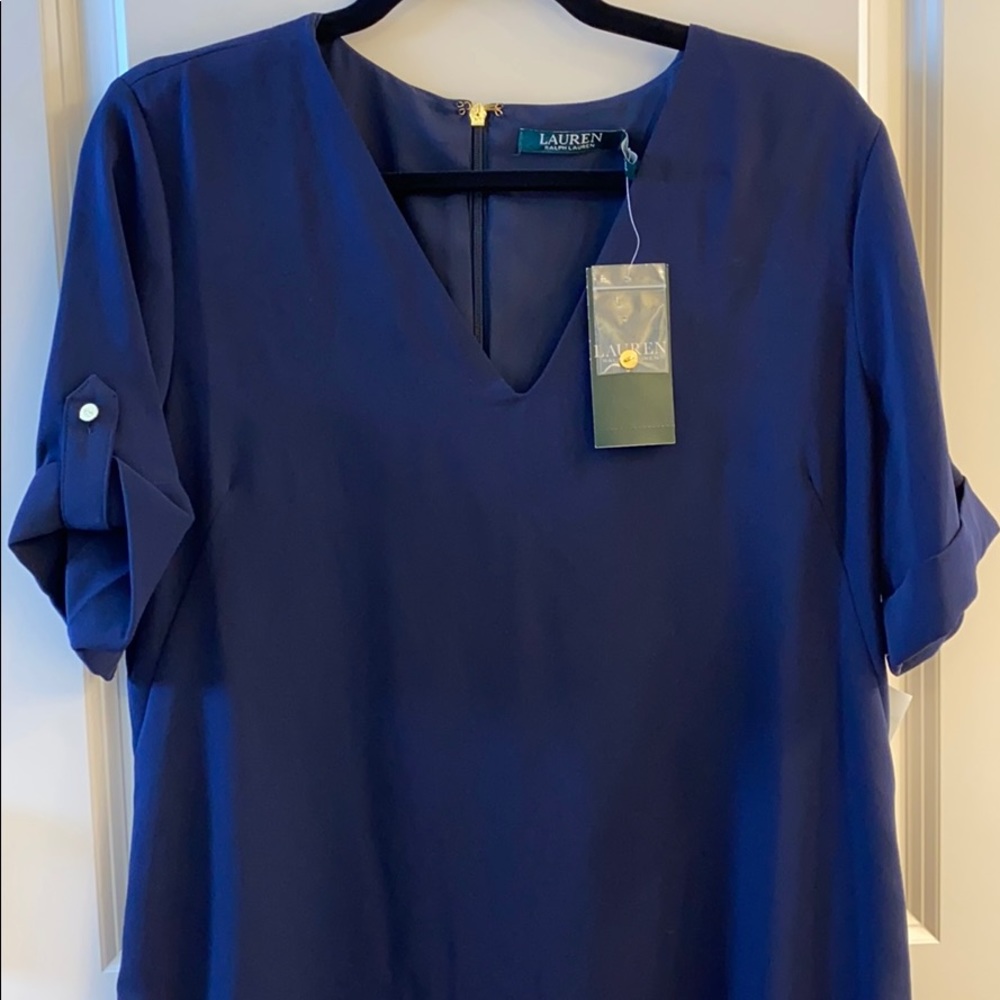 Ralph Lauren Shirtdress Navy NWTs!! - Picture 3 of 7
